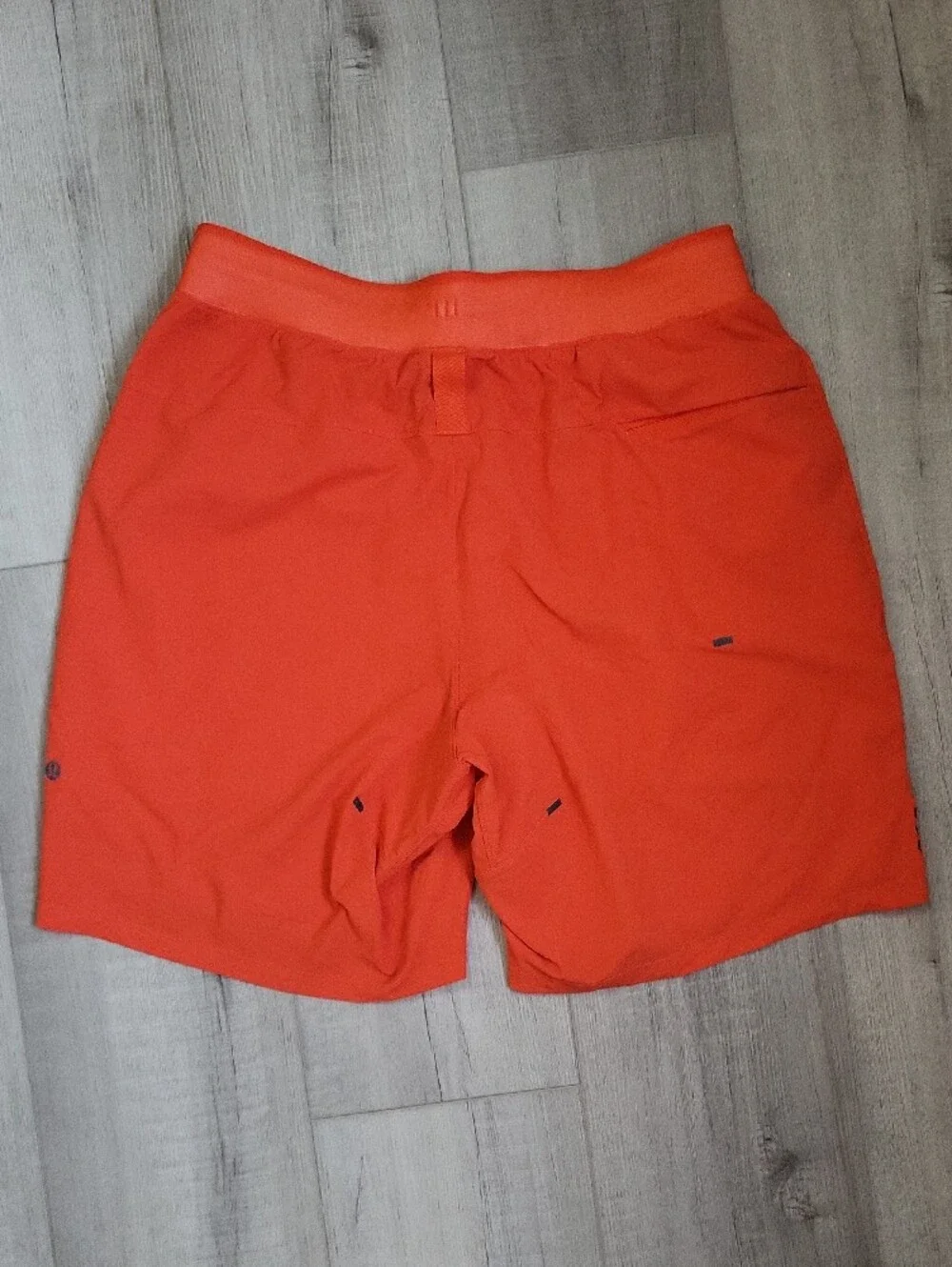 lululemon athletica Men's Orange Performance Drawstring Shorts